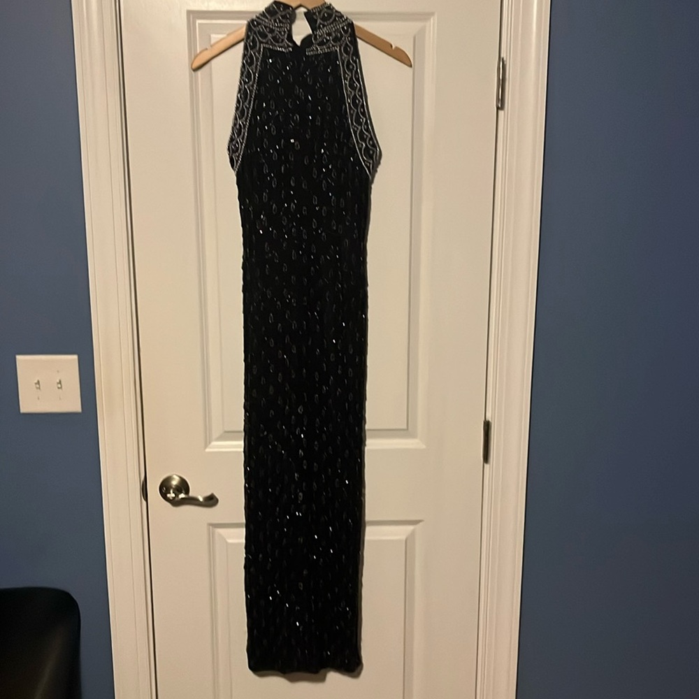 Adrianna Papéll Evening Dress, Size 4, Black